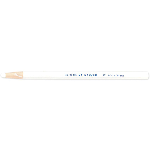 Marqueur gras Dixon blanc, Blanc Stor-it Systems