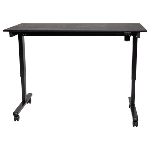 Bureau ajustable pour travail debout, , 45-1/4" h x 29-1/2" p, Noir Stor-it Systems