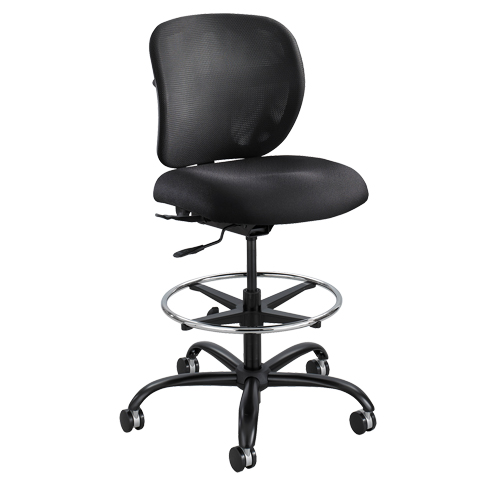 Tabouret robuste Vue, Nylon, Noir, Capacit&eacute; 350 lb Stor-it Systems