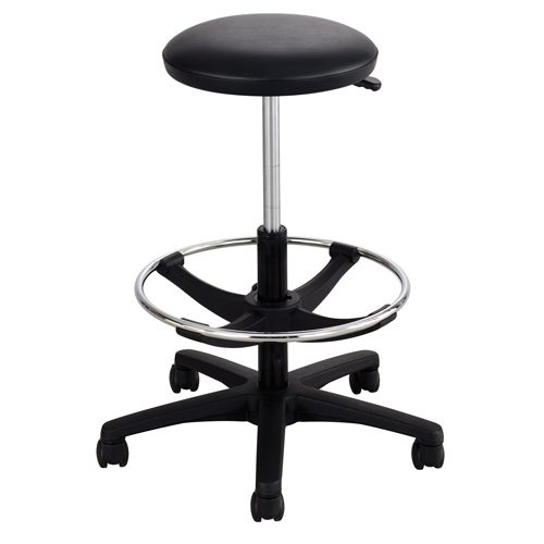 Extended-Height Stool, Drafting, Adjustable Height, 250 lbs. Capacity Stor-it Systems