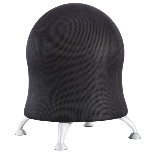Chaise sph&eacute;rique Zenergy, Tissu, Noir, Capacit&eacute; 250 lb Stor-it Systems