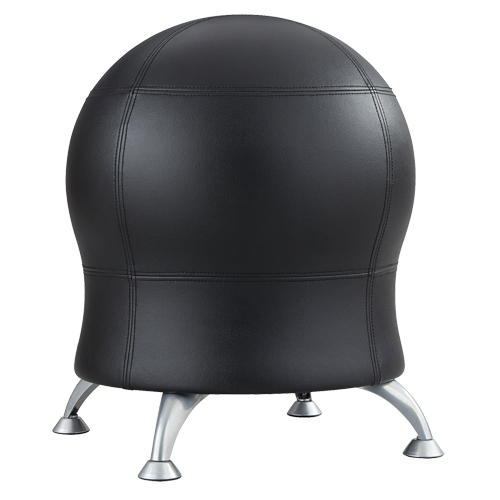 Chaise sph&eacute;rique Zenergy, Vinyle, Noir, Capacit&eacute; 250 lb Stor-it Systems