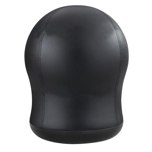 Zenergy Swivel Ball Chair, Vinyl, Black, 250 lbs. Capacity Stor-it Systems