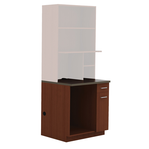 Armoire modulaire, M&eacute;lamine, 39" h x 36" la x 25" P, Acajou Stor-it Systems