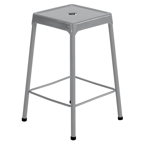 Tabouret en acier pour comptoir Safco, Stationnaire, Fixe Hauteur, Capacit&eacute; 250 lb Stor-it Systems