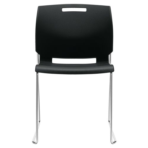 Chaise, Plastique, Hauteur 32-1/2", Capacit&eacute; 300 lb, Noir Stor-it Systems