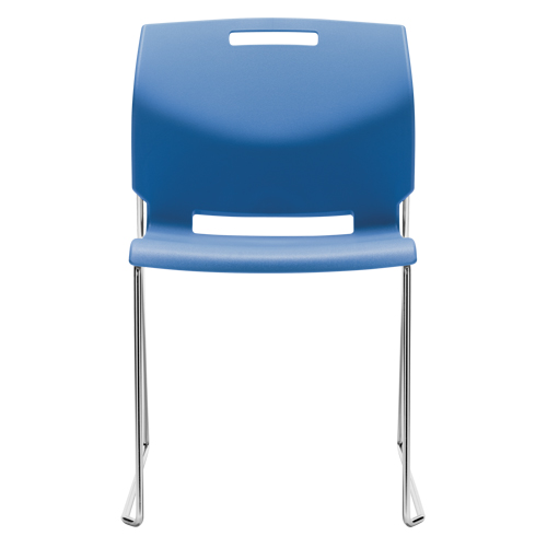 Chair, Plastic, 32-1/2" High, 300 lbs. Capacity, Blue Stor-it Systems