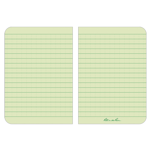 Livre m&eacute;mo, Couverture souple, Vert, 112 Pages, 3-1/2" , 5"  Stor-it Systems
