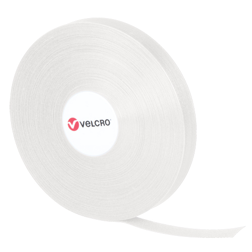 Attaches QWIK, Boucle et crochet, 25 vg x 3/4", Auto-aggripant, Blanc Stor-it Systems