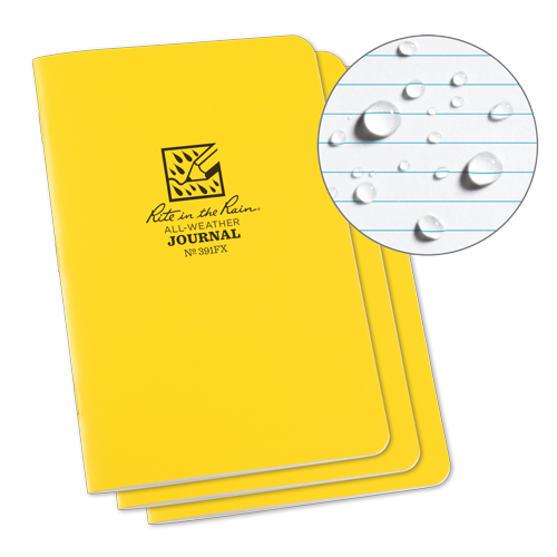 Notebook, Soft Cover, Yellow, 48 Pages, 4-5/8" W x 7" L Stor-it Systems