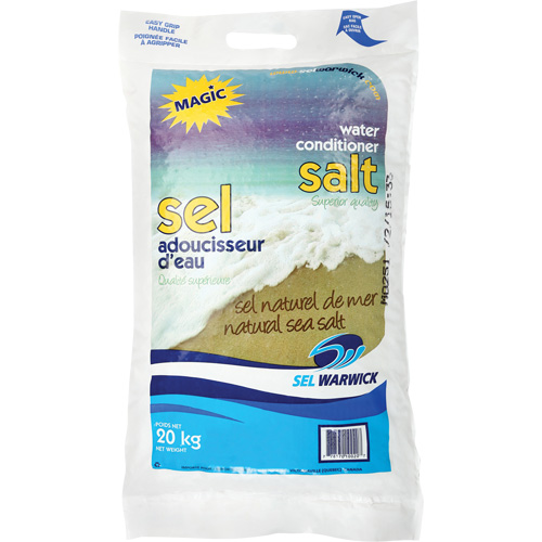 Sel adoucisseur d'eau Magic, 44,1 lb (20 kg), Sac Stor-it Systems