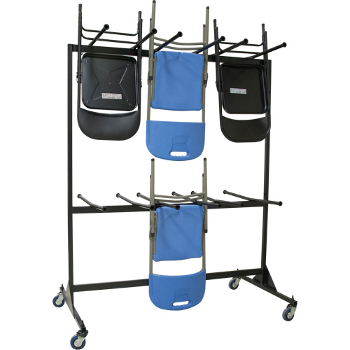 Chariot pour chaises pliantes &agrave; deux c&ocirc;t&eacute;s Stor-it Systems