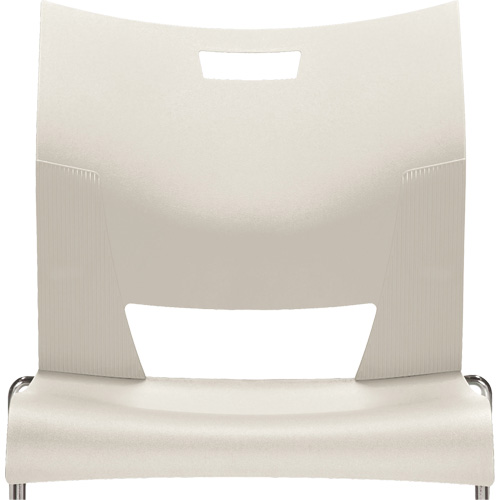 Duet Armless Training Chair, Plastic, 33-1/4" High, 350 lbs. Capacity, White Stor-it Systems