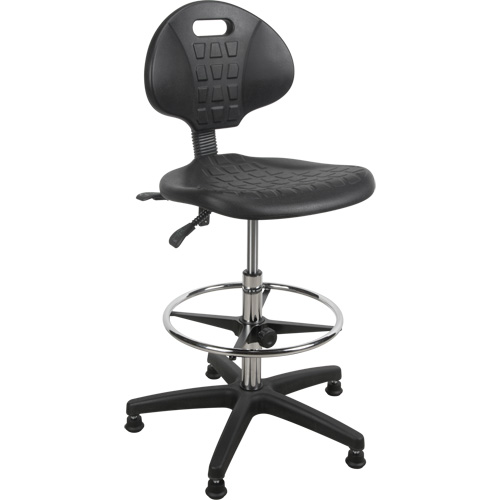 Heavy-Duty Ergonomic Stool, Stationary, Adjustable Height, 250 lbs. Capacity Stor-it Systems