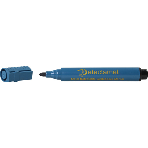 Detectable Whiteboard Marker, Black, Bullet Tip Stor-it Systems