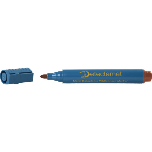Detectable Whiteboard Marker, Red, Bullet Tip Stor-it Systems
