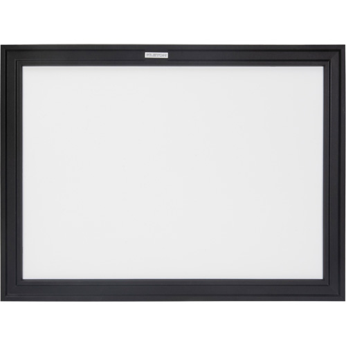 Black MDF Frame Whiteboard, Dry-Erase/Magnetic, 24" W x 18" H Stor-it Systems