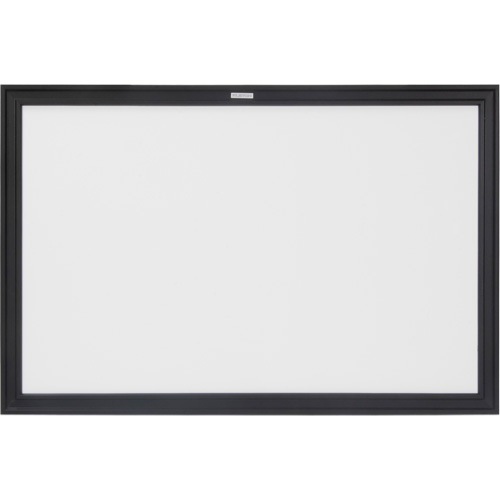 Black MDF Frame Whiteboard, Dry-Erase/Magnetic, 36" W x 24" H Stor-it Systems