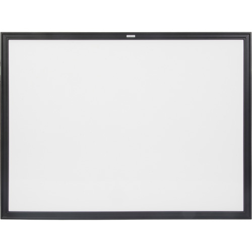 Black MDF Frame Whiteboard, Dry-Erase/Magnetic, 48" W x 36" H Stor-it Systems