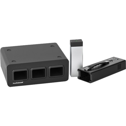 Base de poste de recharge KwikBoost EdgePower pour 3 batteries Stor-it Systems