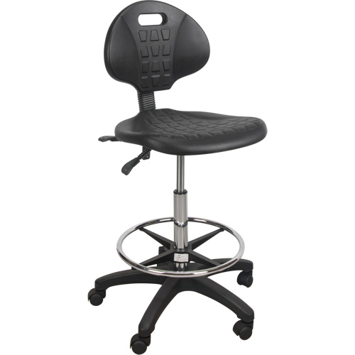Heavy-Duty Ergonomic Stool, Mobile, Adjustable Height, 250 lbs. Capacity Stor-it Systems