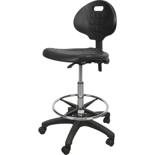 Heavy-Duty Ergonomic Stool, Mobile, Adjustable Height, 250 lbs. Capacity Stor-it Systems