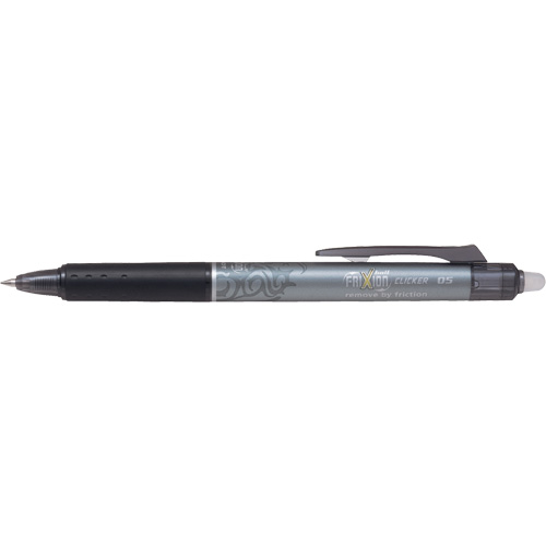 Stylo &agrave; cliquet Frixion Point, Noir, 0,5 mm, R&eacute;tractable Stor-it Systems