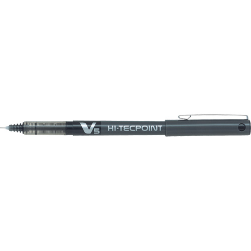 Hi-Tecpoint Pen, Black, 0.5 mm Stor-it Systems
