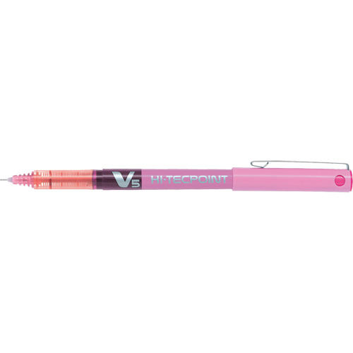 Hi-Tecpoint Pen, Pink, 0.5 mm Stor-it Systems