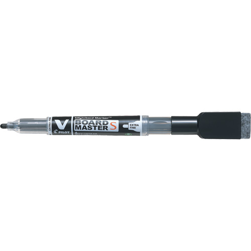 Vboard Master S White Board Marker with Eraser, Blue, Fine Tip Stor-it Systems