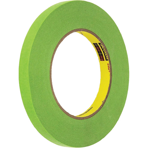Scotch&reg; Performance Masking Tape 233+, 12 mm (1/2") x 55 m (180'), Green Stor-it Systems