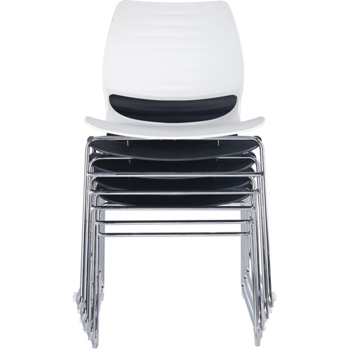 Stacking Chairs, Polypropylene, 32" High, 250 lbs. Capacity, Black Stor-it Systems