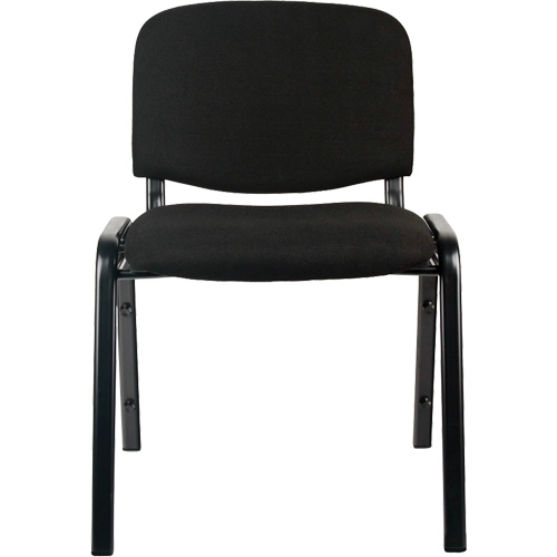 Chaises empilables, Tissu, Hauteur 32", Capacit&eacute; 250 lb, Noir Stor-it Systems