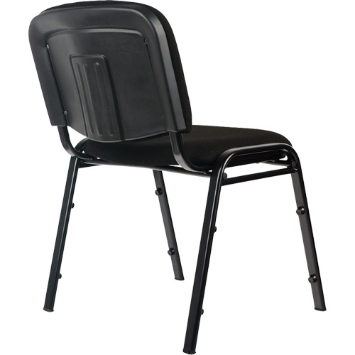 Chaises empilables, Tissu, Hauteur 32", Capacit&eacute; 250 lb, Noir Stor-it Systems