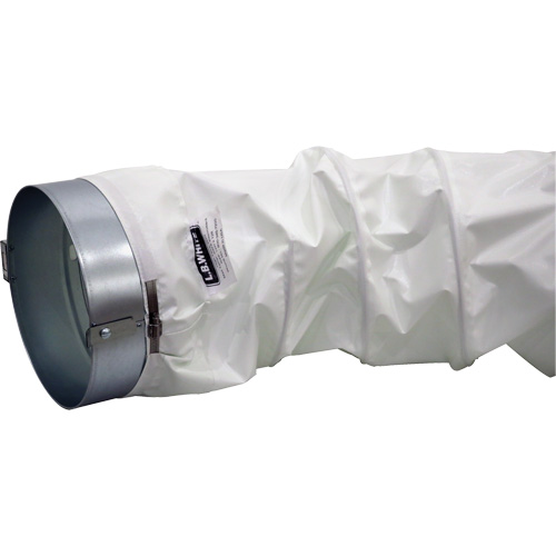 White 12" x 12' Distribution Ducting Kit, Adapter & Clamp Stor-it Systems