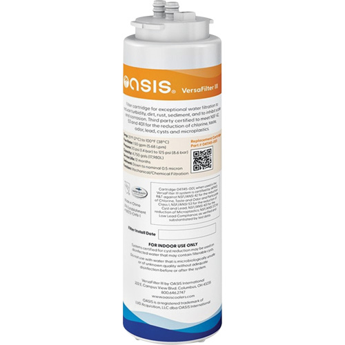 Replacement Cartridge, For Versafilter III Filter Stor-it Systems