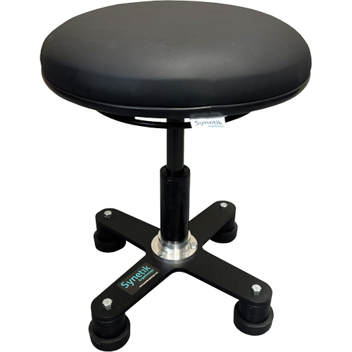 Tabouret ergonomique OmniStool, Mobile, Ajustable Hauteur, Capacit&eacute; 280 lb Stor-it Systems