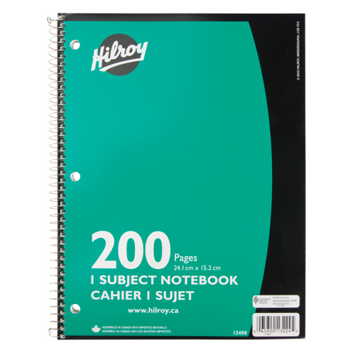 1 Subject Spiral Notebook Stor-it Systems