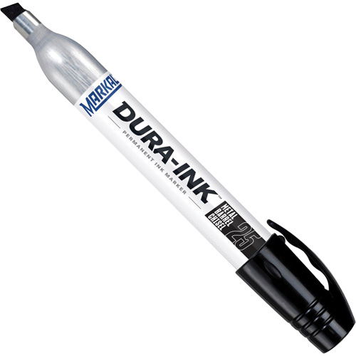 Dura-Ink&reg; Markers - #25 Felt-Tip, Black, Chisel Tip Stor-it Systems