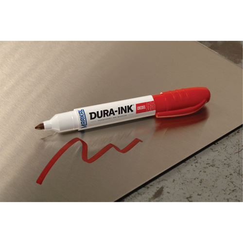 Dura-Ink&reg; Marker #55, Red, Chisel Tip Stor-it Systems