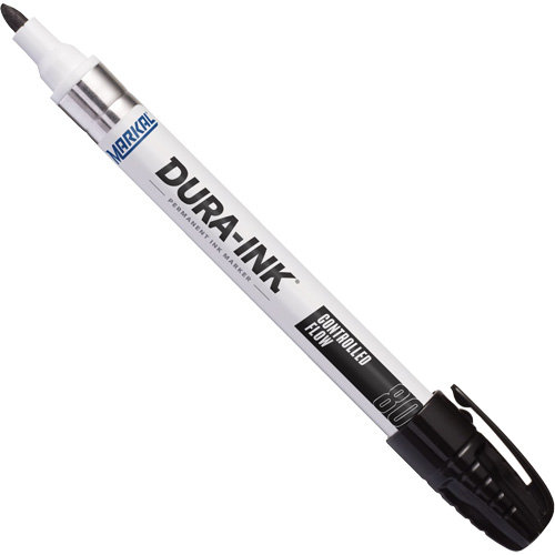 Marqueur permanent Dura-Ink 80, Noir, Pointe Moyen Stor-it Systems