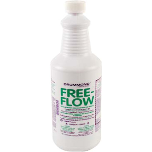 Produit d&eacute;bouchant et d&eacute;sodorisant pour les urinoirs Drummond Free Flow, 32 oz, Bouteille Stor-it Systems