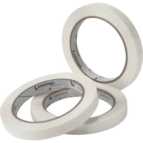 White General Purpose Strapping Tape, 2.7 mils Thick, 18.288 mm (18/25") x 54.864 m (180')  Stor-it Systems