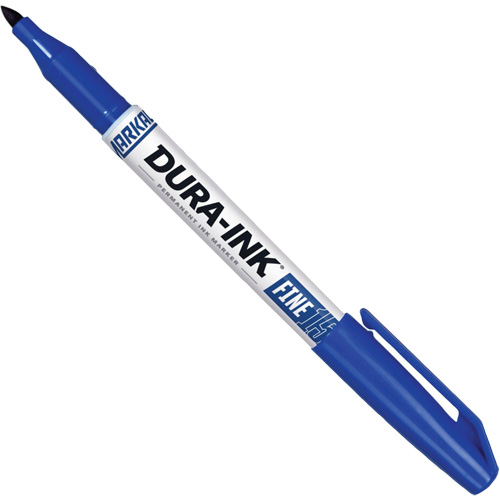 Marqueurs Dura-Ink - no 15, Bleu, Pointe Fin Stor-it Systems