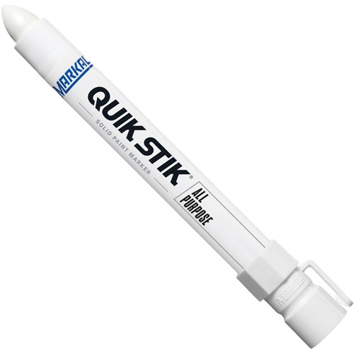 Quik Stik&reg; Twist-Up Paint Markers, Solid Stick, White Stor-it Systems