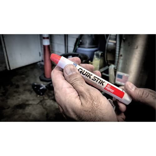 Quik Stik&reg; Twist-Up Paint Markers, Solid Stick, White Stor-it Systems