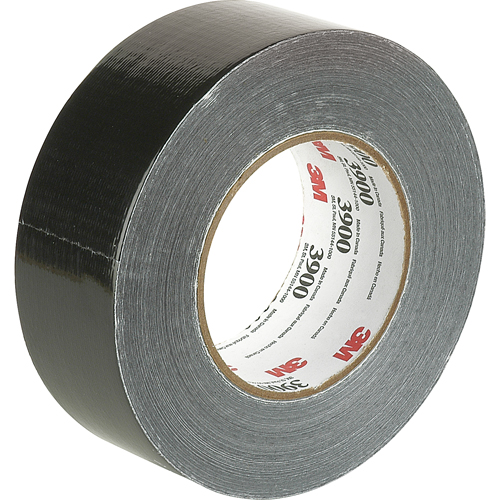 Rubans adh&eacute;sifs 3900 color&eacute;s de cat&eacute;gorie &eacute;conomique, 8 mils, Noir, 48 mm (2") x 55 m (180') Stor-it Systems