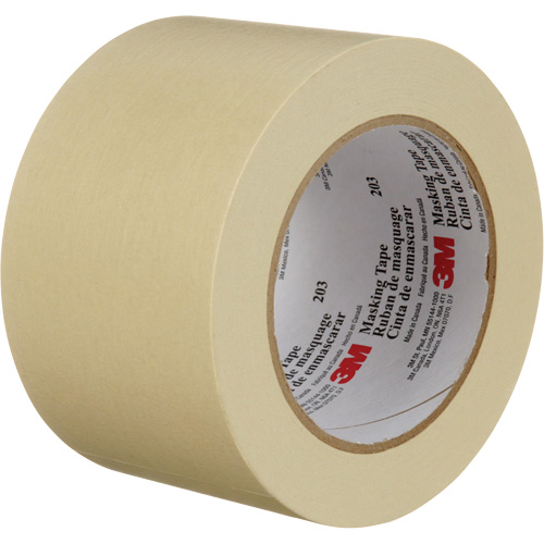 Highland 203 Masking Tape, 72 mm (3") x 55 m (180'), Beige Stor-it Systems