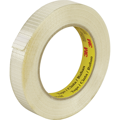 Scotch&reg; Bi-Directional Filament Tape 8959, 5.7 mils Thick, 19 mm (3/4") x 50 m (164')  Stor-it Systems