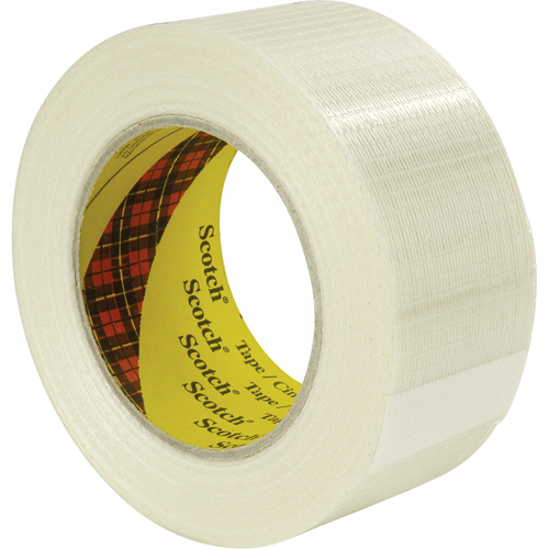 Scotch&reg; Bi-Directional Filament Tape 8959, 5.7 mils Thick, 50 mm (2") x 50 m (164')  Stor-it Systems